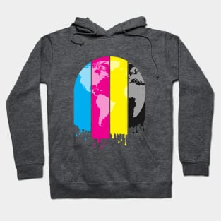 4 Colors Paint Our World Hoodie